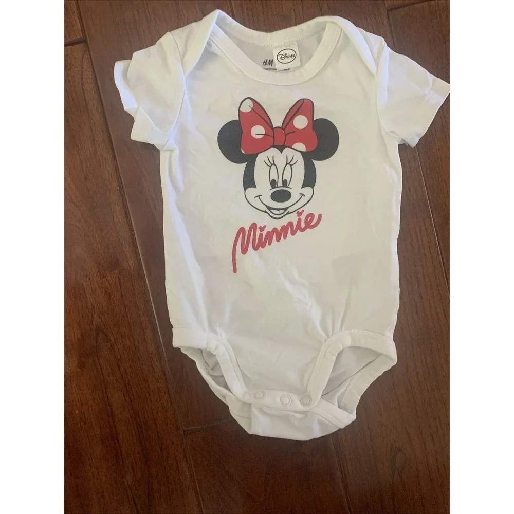 Baby Girl One Piece Cotton Bodysuits Size 3-6 Months Short Sleeve lot of eleven
